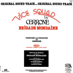 Vice Squad Soundtrack (Marc Cerrone) - CD Trasero