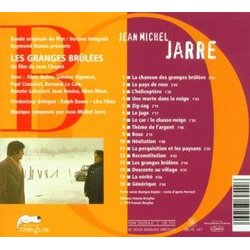Les Granges Brules Trilha sonora (Jean Michel Jarre) - CD capa traseira