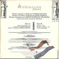 La Rvolution franaise サウンドトラック (Georges Delerue) - CD裏表紙