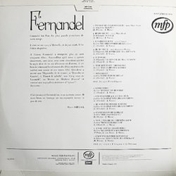 Fernandel Ścieżka dźwiękowa (Roger Dumas, Jean Manse, Casimir Oberfeld) - Tylna strona okladki plyty CD