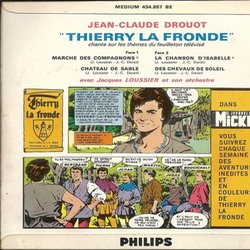 Thierry La Fronde Soundtrack (Jean-Claude Drouot, Jacques Loussier) - CD Back cover