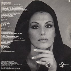 Astralement Vtre Soundtrack (Franois de Roubaix, Elizabeth Teissier) - CD Back cover