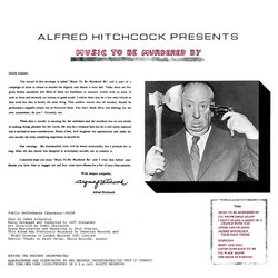 Alfred Hitchcock Presents: Music to be Murdered By Soundtrack (Various Artists) - CD Back cover