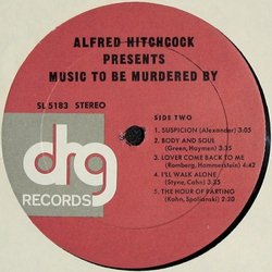 Alfred Hitchcock Presents: Music to be Murdered By Soundtrack (Various Artists) - cd-inlay