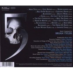 Final Destination 5 Ścieżka dźwiękowa (Brian Tyler) - Tylna strona okladki plyty CD