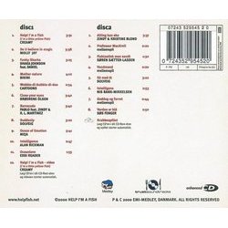Hjlp! Jeg er en Fisk サウンドトラック (Various Artists) - CD裏表紙