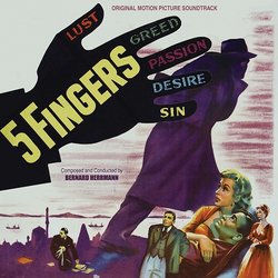 Hangover Square / 5 Fingers Trilha sonora (Bernard Herrmann) - capa de CD