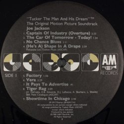 Tucker: The Man and His Dream Bande Originale (Joe Jackson) - cd-inlay