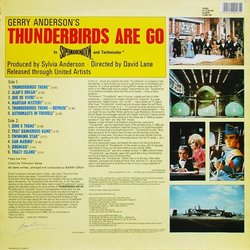 Thunderbirds are Go サウンドトラック (Barry Gray) - CD裏表紙