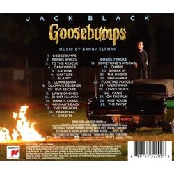 Goosebumps Trilha sonora (Danny Elfman) - CD capa traseira