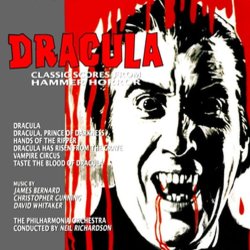Dracula: Classic Scores from Hammer Horror Soundtrack (James Bernard, Christopher Gunning, David Whitaker) - CD cover