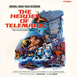 Heroes of Telemark / Stagecoach サウンドトラック (Malcolm Arnold, Jerry Goldsmith) - CDカバー