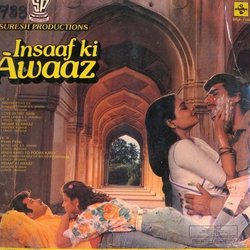 Insaaf Ki Awaaz 声带 (Indeevar , Various Artists, Bappi Lahiri) - CD后盖
