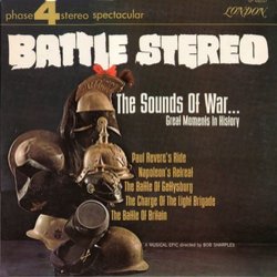 Battle Stereo - The Sounds of War...Great Moments in History Soundtrack (Various Artists, Bob Sharples) - CD cover