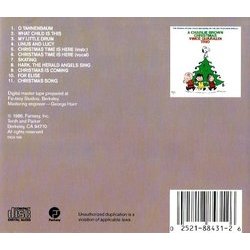 A  Charlie Brown Christmas サウンドトラック (Vince Guaraldi) - CD裏表紙