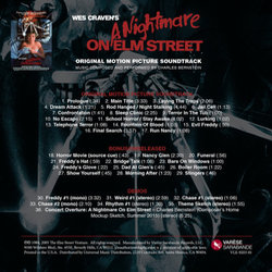 A Nightmare on Elm Street Soundtrack (Various Artists) - cd-inlay