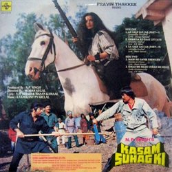 Kasam Suhag Ki Soundtrack (Various Artists, S.H. Bihari, Hasan Kamaal, Laxmikant Pyarelal) - CD Achterzijde