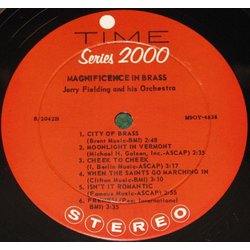 Magnificence in Brass - Jerry Fielding Ścieżka dźwiękowa (Various Artists, Jerry Fielding) - wkład CD