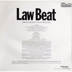 Law Beat Ścieżka dźwiękowa (Various Artists, Norrie Paramor) - Tylna strona okladki plyty CD