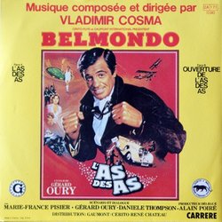 L'As des As Soundtrack (Vladimir Cosma) - CD Back cover