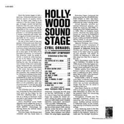 Hollywood Sound Stage Soundtrack (Various Artists, Cyril Ornadel) - CD Trasero
