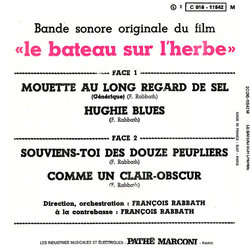 Le Bateau sur l'Herbe Trilha sonora (Franois Rabbath) - CD capa traseira