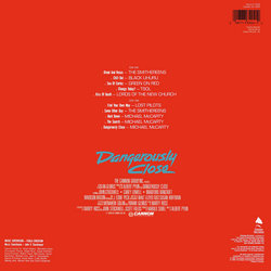 Dangerously Close Soundtrack (Various Artists, Michael McCarty) - CD Back cover