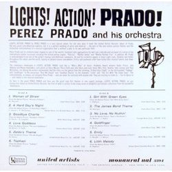 Lights! Action! Prado! Soundtrack (Various Artists) - CD Back cover