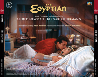 The Egyptian サウンドトラック (Bernard Herrmann, Alfred Newman) - CD裏表紙