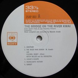 The Bridge on the River Kwai Soundtrack (Malcolm Arnold) - cd-inlay