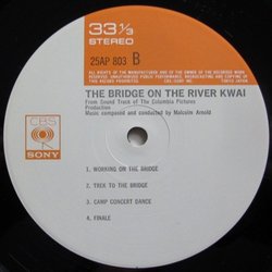 The Bridge on the River Kwai Soundtrack (Malcolm Arnold) - cd-inlay