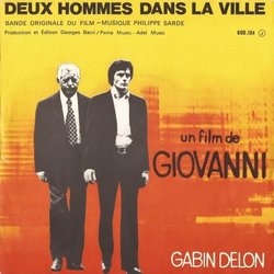 Deux hommes dans la ville サウンドトラック (Philippe Sarde) - CDカバー