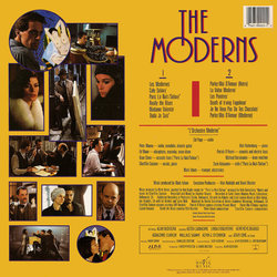 The Moderns Ścieżka dźwiękowa (Charllie Couture, Mark Isham) - Tylna strona okladki plyty CD