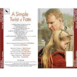 A Simple Twist of Fate Ścieżka dźwiękowa (Cliff Eidelman) - Tylna strona okladki plyty CD
