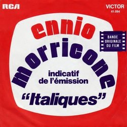 Indicatif de l'mission Italiques Trilha sonora (Ennio Morricone) - capa de CD