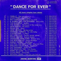 Dance for Ever: De Guello Soundtrack (Nelson Riddle, Dimitri Tiomkin) - CD Back cover