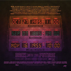 Back to the Future Ścieżka dźwiękowa (Alan Silvestri) - Tylna strona okladki plyty CD
