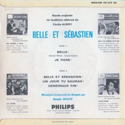 Belle et Sebastien サウンドトラック (Ccile Aubry, Daniel White) - CD裏表紙