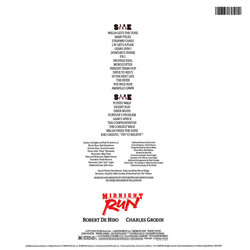 Midnight Run Ścieżka dźwiękowa (Danny Elfman) - Tylna strona okladki plyty CD