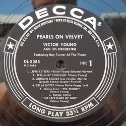 Pearls On Velvet サウンドトラック (Various Artists, Victor Young) - CDインレイ