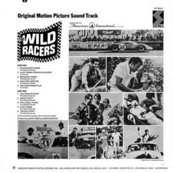 The Wild Racers Ścieżka dźwiękowa (The Arrows, Mike Curb, Pierre Vassiliu) - Tylna strona okladki plyty CD