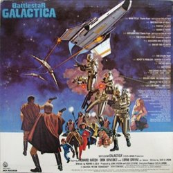 Battlestar Galactica Trilha sonora (Stu Phillips) - CD capa traseira