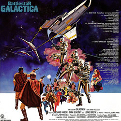 Battlestar Galactica サウンドトラック (Stu Phillips) - CD裏表紙