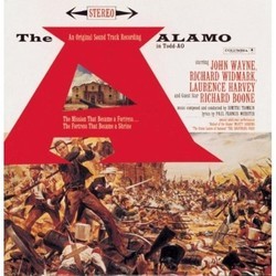 The Alamo サウンドトラック (Dimitri Tiomkin) - CDカバー