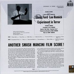 Experiment in Terror Trilha sonora (Henry Mancini) - CD capa traseira