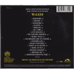 Walker Soundtrack (Joe Strummer) - CD Achterzijde