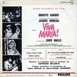 Viva Maria! Ścieżka dźwiękowa (Georges Delerue) - Tylna strona okladki plyty CD