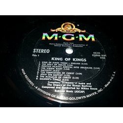 King of Kings Ścieżka dźwiękowa (Miklós Rózsa) - wkład CD