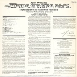 The Empire Strikes Back Soundtrack (John Williams) - CD Back cover