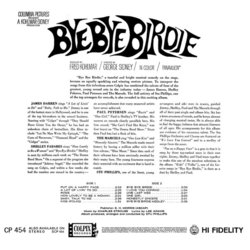 Bye Bye Birdie Soundtrack (Various Artists, Stu Phillips, Charles Strouse) - CD Back cover